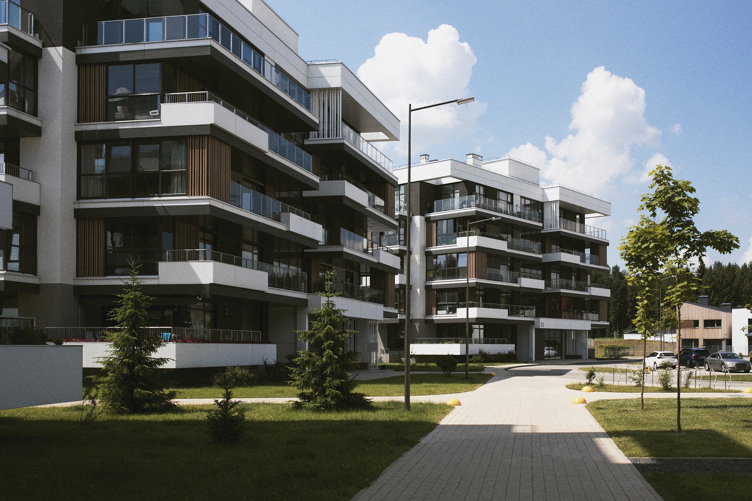 Vue de bâtiments urbains - Bureau d'études AGE